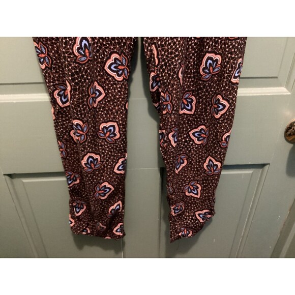H & M Women's Multicolor Printed Elastic Waist Bohemian Pull On Pants Size 12 - Picture 3 of 7